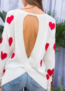 Heart to Heart Sweater