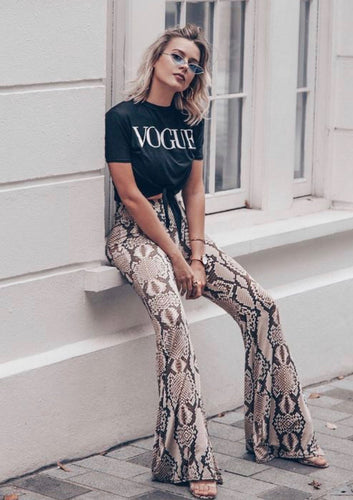 Animal Attraction Flare Pants