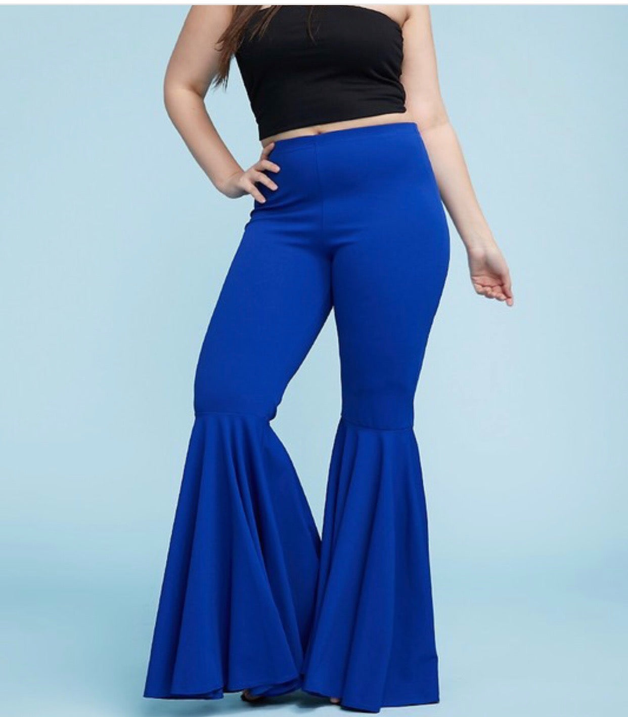 Mermaid High Waist Bell Bottom Flares