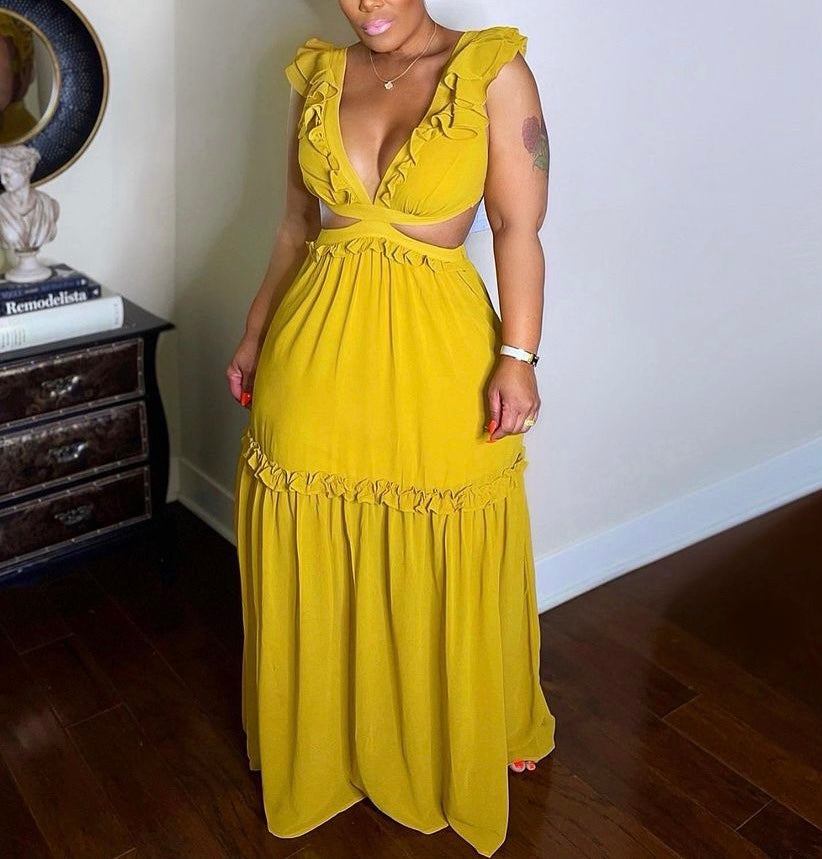 “Sun Goddess” Maxi Dress