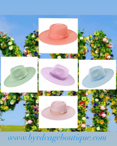 Pastel Fedoras