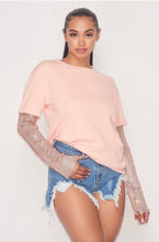 Load image into Gallery viewer, Shining Tee (Peach)