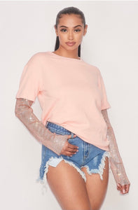 Shining Tee (Peach)