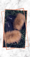 Load image into Gallery viewer, Fur Baby Slides- Brown