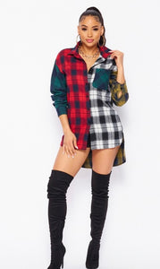 “Painted in Plaid” Top