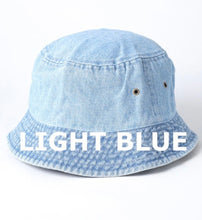 Load image into Gallery viewer, Denim Bucket Hats