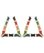 Load image into Gallery viewer, Bamboo Earrings (Triangle)