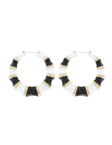 Bamboo Earrings (Round)