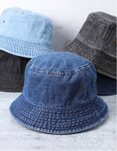 Load image into Gallery viewer, Denim Bucket Hats