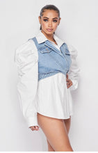 Load image into Gallery viewer, “She’s a Doll” Denim Top