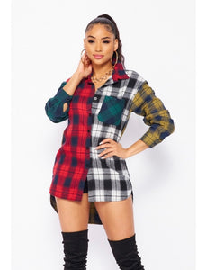 “Painted in Plaid” Top